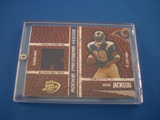 Steven Jackson Playoff Hogg Heaven 2004 Rookie RC Jersey 270/750 178 - Image 1 of 1