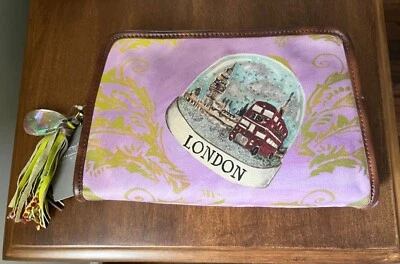 Ashley Longshore London Jetsetter Makeup Pouch - Rare find. Pristine Condition. - Image 1 of 4