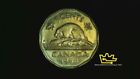 1958 Canada cinq cents nickel castor haute qualité - en circulation