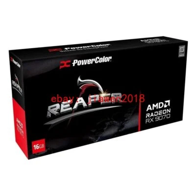 Powercolor Reaper AMD Radeon RX 9070 RX9070 16GB GDDR6 Graphics card - Image 1 of 4