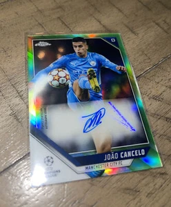2022 JOAO CANCELO 70/99 AUTO TOPPS CHROME UEFA CHAMPIONS LEAGUE AUTOGRAPHS - Picture 1 of 5