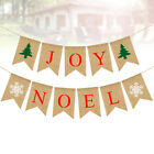  Christmas Fireplace Mantel Garland Noel Banner Ceiling Decorations Decorate