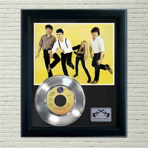 Talking Heads "Burning Down The House" Silver Framed Record Display - Picture 1 of 4