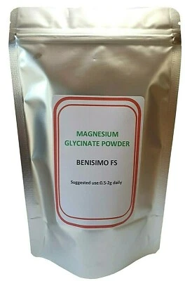 BENISIMO FS Magnesiumglycinat-Pulver, Multi-Angebot, UK-Verkäufer, briefkastenfreundlich