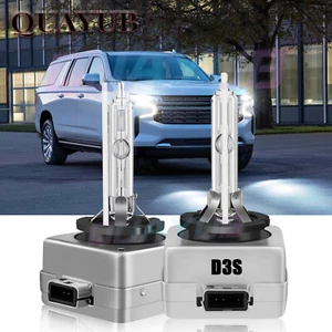 For Chevrolet Suburban 2015-17 - D3S Xenon HID Headlight Bulbs Hi/Low Beam 6000k - Picture 1 of 12