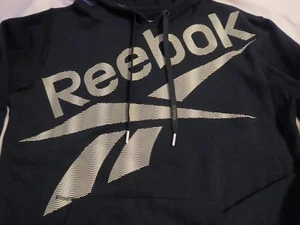 Sudadera con Capucha Reebok Azul Marino Deportiva Clásica Pequeña - Imagen 1 de 3