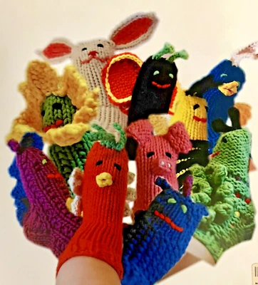 2007 Skacel Supercotton Sock Puppets for Baby Socks Knitting Pattern Book BK837 - Image 1 of 4