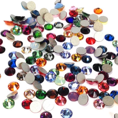 144 Swarovski 2088 rhinestone flatback 3mm 12ss assorted mix colors  - Image 1 of 4