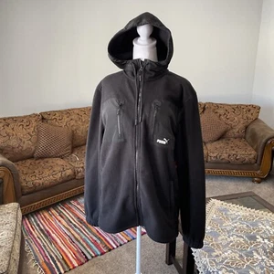 Boys PUMA Sport Lifestyle JACKET Zip Black 2 POCKETS. - Picture 1 of 6
