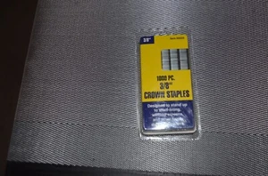 Harbor Freight #66024 1000 pc. 3/8" Crown Staples - Picture 1 of 2