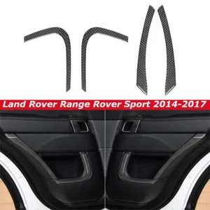 Cubierta interior del panel de la puerta trasera de fibra de carbono 4 piezas para Land Rover Range Rover - Imagen 1 de 13