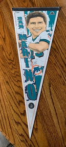 DAN MARINO MIAMI DOLPHINS NFL WINCRAFT PENNANT 11x30 - Picture 1 of 12