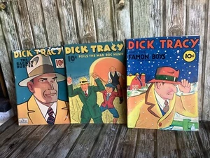 DICK TRACY CHICAGE TRIBUNE REPRINT EDITIONS CHESTER GOULD BOOKS 8 9 11 - Picture 1 of 14