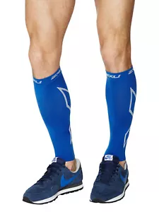 Last One! 2XU Unisex Compression Calf Sleeves - Picture 1 of 6
