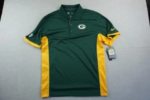Nike Green Bay Packers Polo Mens Small Green Short Sleeve - Picture 1 of 10