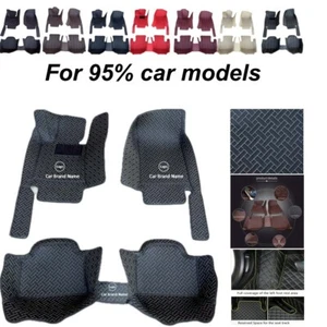 For Tesla All Models Car Floor Mats Carpets Waterproof Luxury Custom Auto Cargo - Imagen 1 de 22