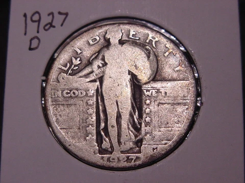 1927-D STANDING LIBERTY QUARTER FREE SHIPPING Cover