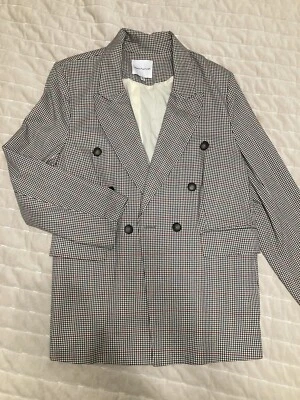 Blazer feminino Gibson Latimer xadrez peito duplo tamanho XXL - Imagem 1 de 4