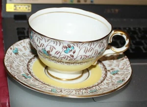 MELBA Bone China Tea Cup And Saucer Set Made In England  - Picture 1 of 2