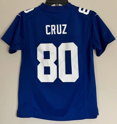 New York Giants Victor Cruz #80 Nike Football Jersey Boy's Size M (10-12) Youth Cover