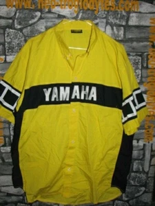 Vintage Yamaha racing motocross moto  technical jersey shirt trikot maillot '80s - Imagen 1 de 1