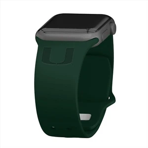 Correa de reloj de silicona grabada Miami Hurricanes para Apple Watch - Imagen 1 de 16