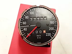 BMW R 90/6 R 90 S R 100/7 TACHIMETRO SPEEDOMETER MOTOMETER CIFRE BIANCHE TACHO - Imagen 1 de 12