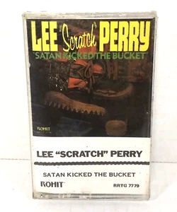 Lee Scratch Perry Satan Kicked The Bucket Cassette LP Super Rare Factory Sealed - Picture 1 of 4