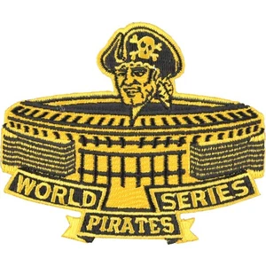 1971 World Series Pittsburgh Pirates Sleeve Patch Champions Jersey MLB Logo - Picture 1 of 2