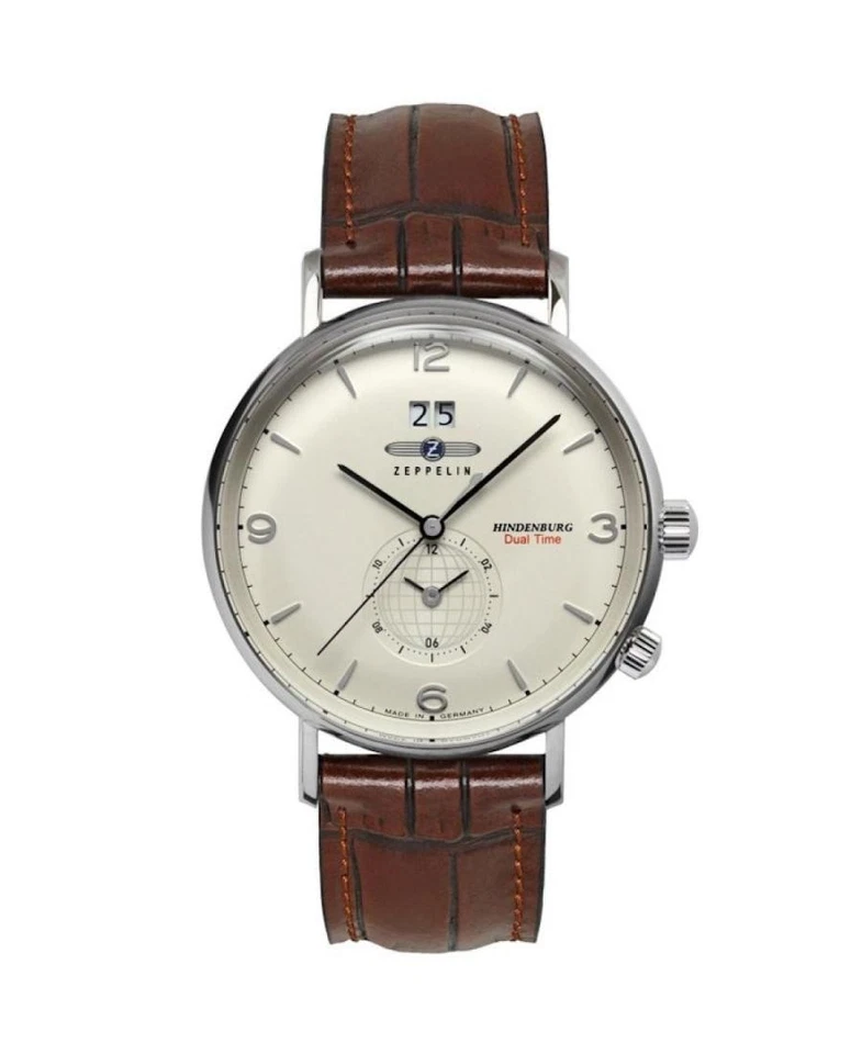 ZEPPELIN Hombre Analógico Cuarzo Informal Reloj Clásico Vestido Esfera Plateada Impermeable Rou Foto 1 de 4