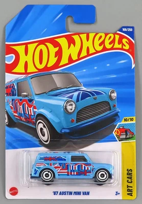 Austin Mini Van Hot Wheels 1967 auto base 1:64 JFN31-9866 - Immagine 1 di 3