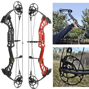 34.5” Compound Bow Archery 40-75lbs CNC Alloy Outdoor Shoot Beginner Gift Target - Picture 1 of 15