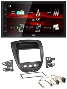 JVC USB Bluetooth MP3 DAB 2DIN Autoradio für Peugeot 107 Citroen C1 Toyota Aygo - Bild 1 von 8