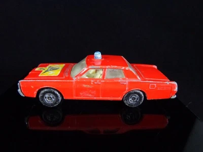 Matchbox Lesney 1968 Mercury Park Lane Jefe de Bomberos Nº 59 Escala 1:64 Foto 1 de 4