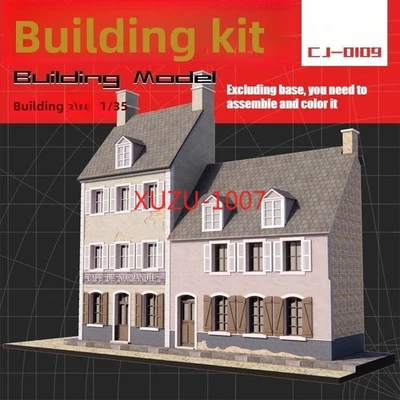 Diorama 1/35 Scale Cafe Building Architecture Scene for Sand Table Scene Layout - Image 1 of 4