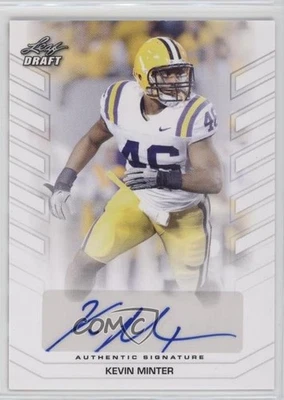 2013 Leaf Draft Auto Kevin Minter #BA-KM1 Rookie Auto RC - Image 1 of 2