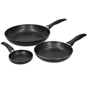 KitchenCraft Non-Stick Frypan Set of 3, 12cm, 20cm & 28cm - Picture 1 of 6
