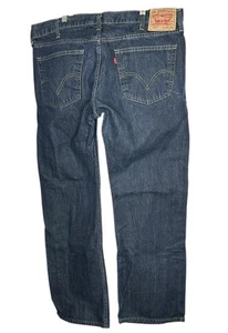 Levis 514 Jeans Herren 38X30 Blau Dark Wash Baumwolle Straight Slim Fit Denim Red Tag - Bild 1 von 12
