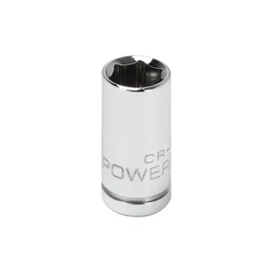 Powerbuilt 1/4 Inch Drive x 8 MM 6 Point Shallow Socket - 648285 - Picture 1 of 5