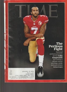 Time Magazine October 3, 2016 National Anthem Protests Colin Kaepernick - Imagen 1 de 3