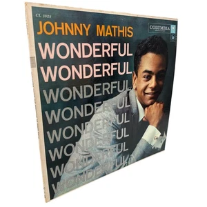 Johnny Mathis Vinyl LP Wonderful With Percy Faith Orchestra CL1028 Vintage 1957 - Picture 1 of 13