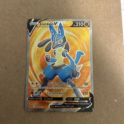 Lucario V SWSH213 SWSH: Sword & Shield Promo Cards Holo - Image 1 of 2