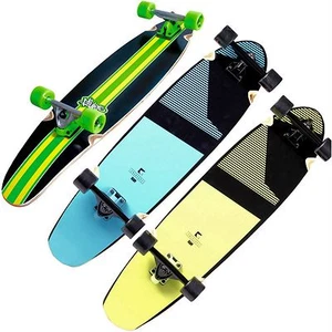 Longboard Ram Blacker Lime blau oder No Rules Line Green Skateboard - Bild 1 von 3