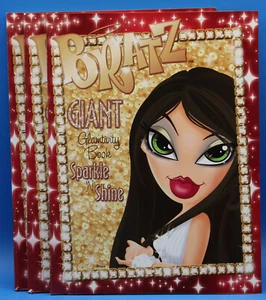 VINTAGE 2004 BRATZ 3 pcs GIANT GLAMTIVITY ACTIVITY BOOKS SPARKLE N' SHINE - Picture 1 of 1