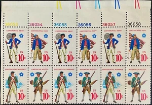US 1568a (1565-1568): Military Uniforms 1975, Block of 12, MNH, FREE Shipping! - Picture 1 of 2