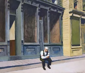 Sunday Painting by Edward Hopper Art Reproduction - Picture 1 of 3