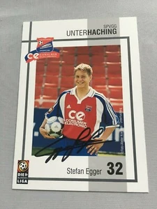 STEFAN EGGER SpVgg Unterhaching signierte Autogrammkarte 10 x 15 - Picture 1 of 1