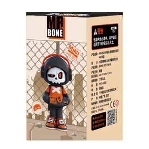 Original Mr.Bone Blind Box 1PC/8PCS Actionfigur Red Skull Boy Cool Figur - Bild 1 von 13
