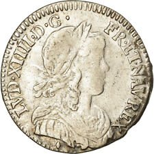 [#659954] Coin, France, Louis XIV, 1/12 Écu à la mèche longue, 1/12 ECU, 10 Sols
