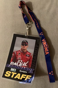 Dale Earnhardt Jr 2002? Credencial de personal #8 Budweiser Dicks Remington Lanyard - Imagen 1 de 5
